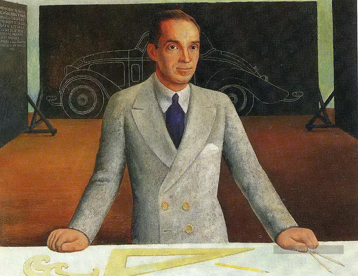 edsel b ford 1932 Diego Rivera Peintures à l'huile